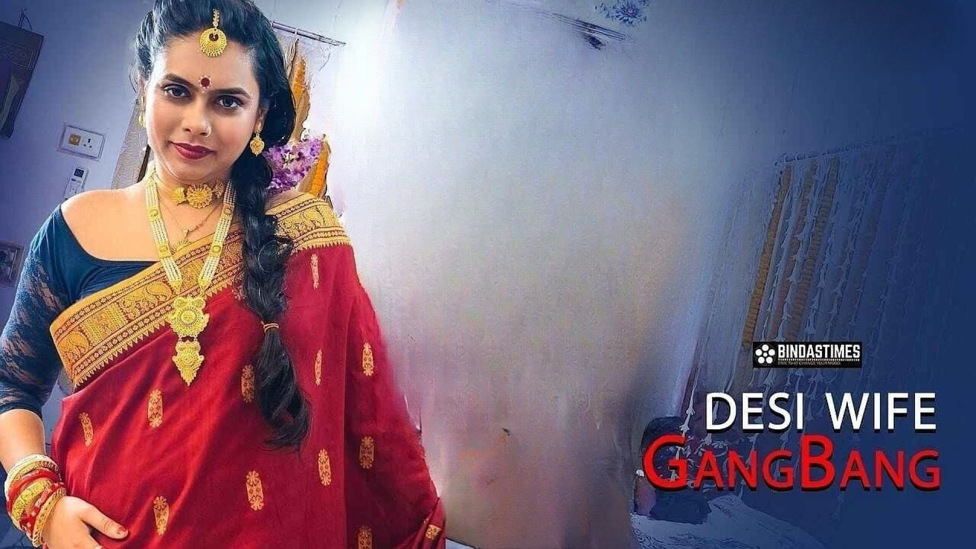 Desi Wife GangBang